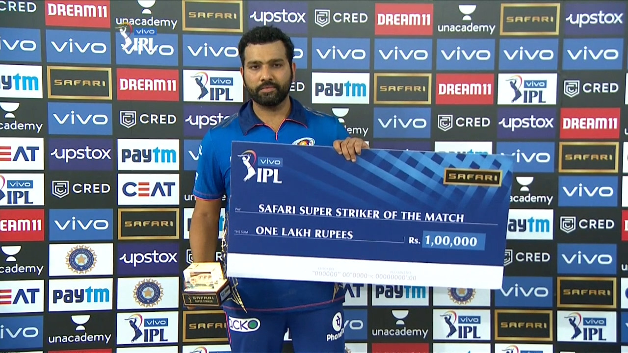 M39: RCB vs MI – Safari Super Striker of the Match – Rohit Sharma