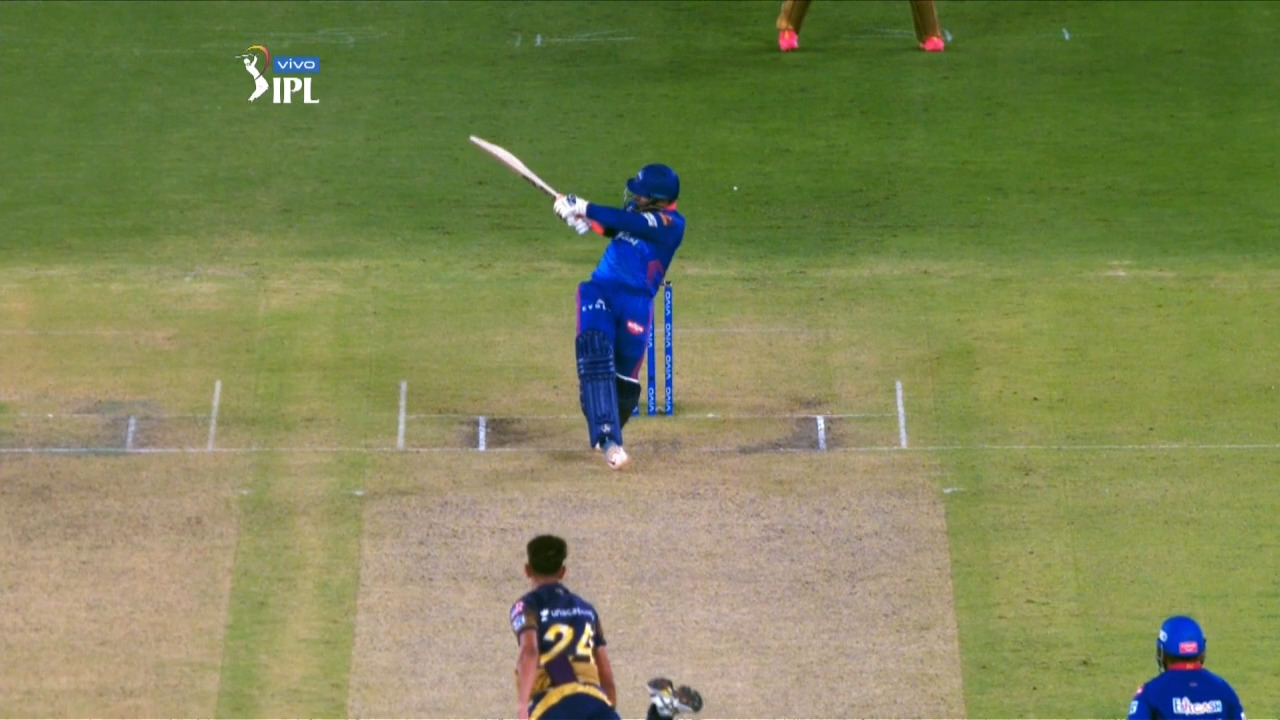 M25: DC vs KKR – Rishabh Pant Six