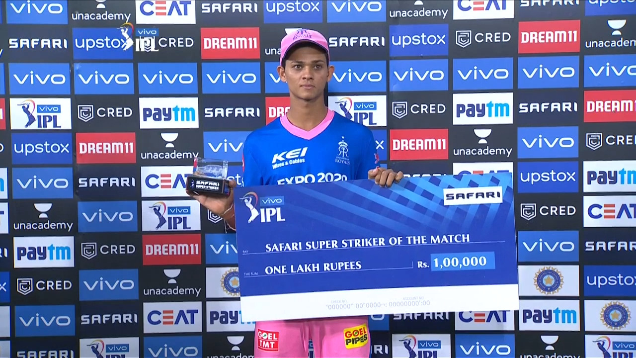 M24: MI vs RR – Safari Super Striker of the Match – Yashasvi Jaiswal