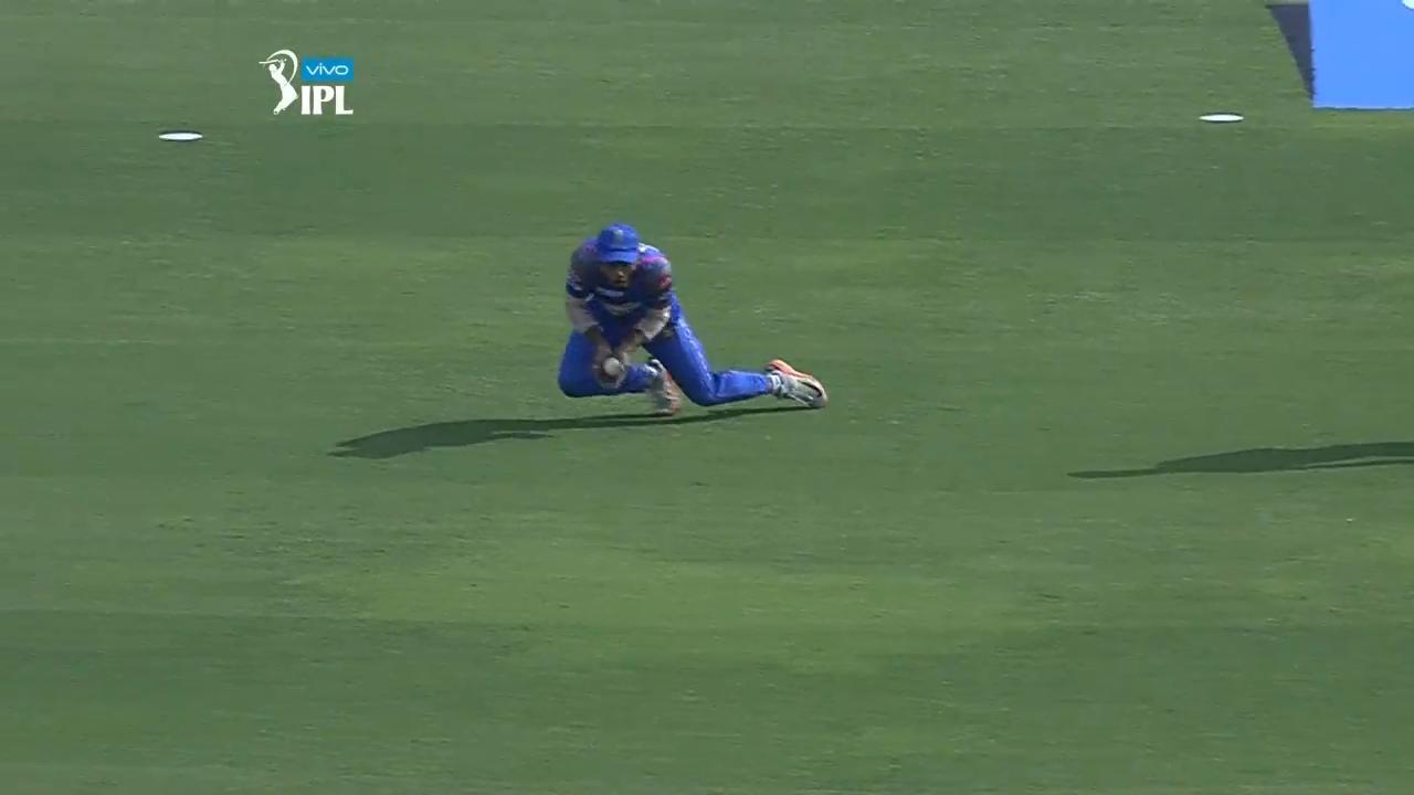 Rahul Tripathi's costly drop background