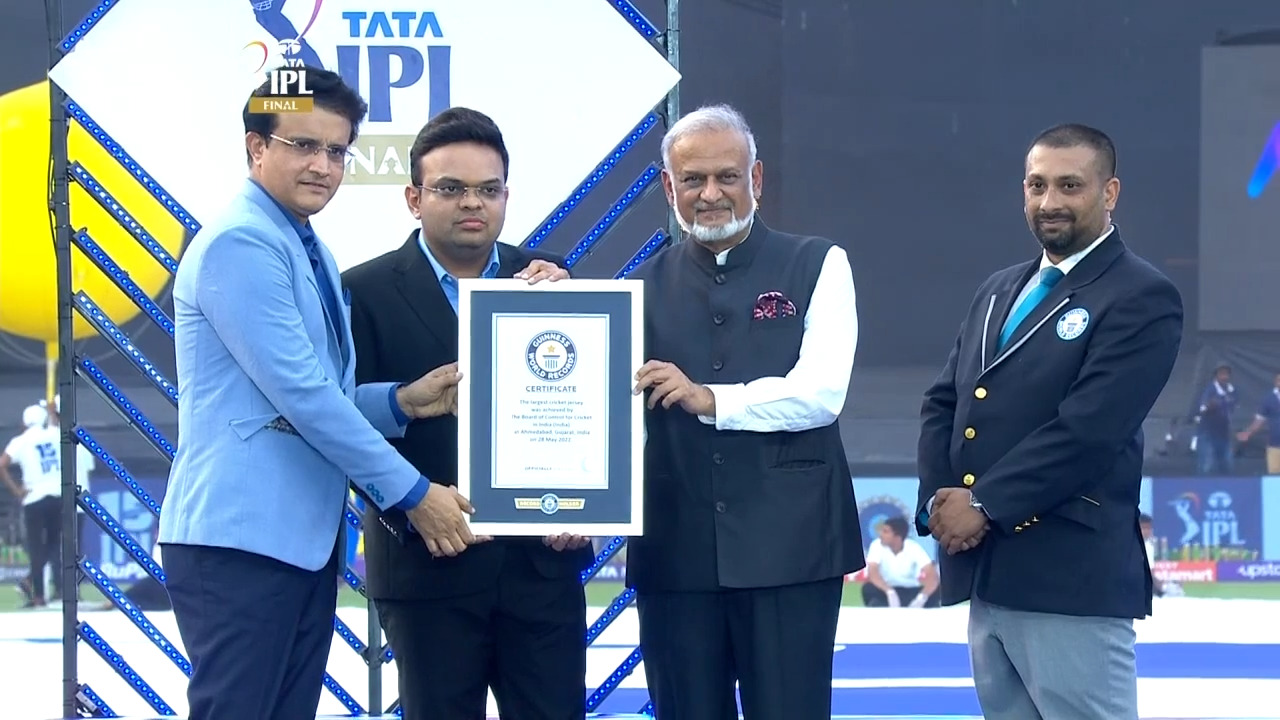 Guinness World Record: Largest cricket jersey unveiled