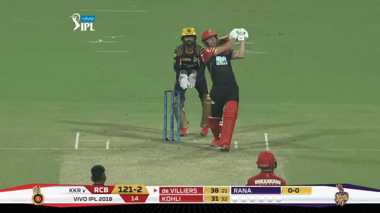 M03: KKR vs RCB – AB de Villiers Six
