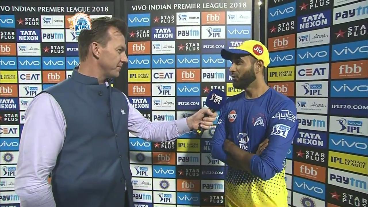 M17: CSK vs RR – Imran Tahir Interview background