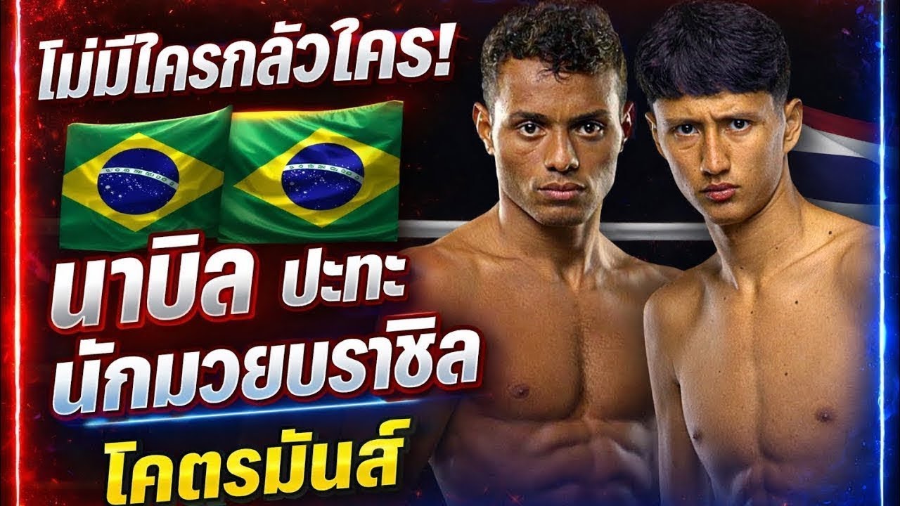 ไม่มีใครกลัวใคร! นาบิลปะทะนักมวยบราซิล โคตรมันส์ ฟิลิปเป โลโบ VS นาบิล อานาน