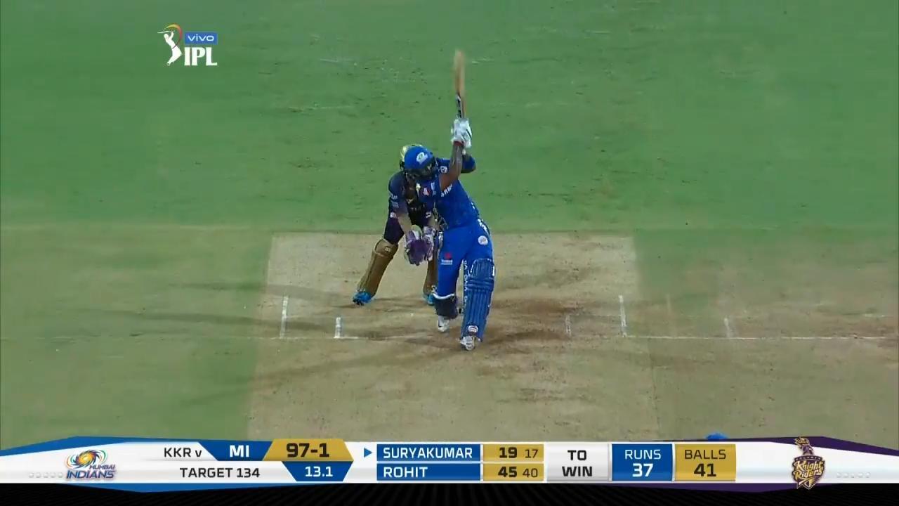 M56: MI vs KKR – Suryakumar Yadav Six
