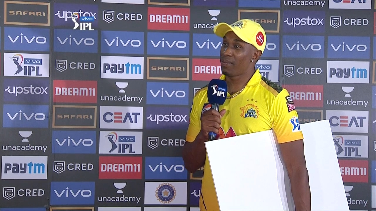 M35: RCB vs CSK – Man of the Match – Dwayne Bravo