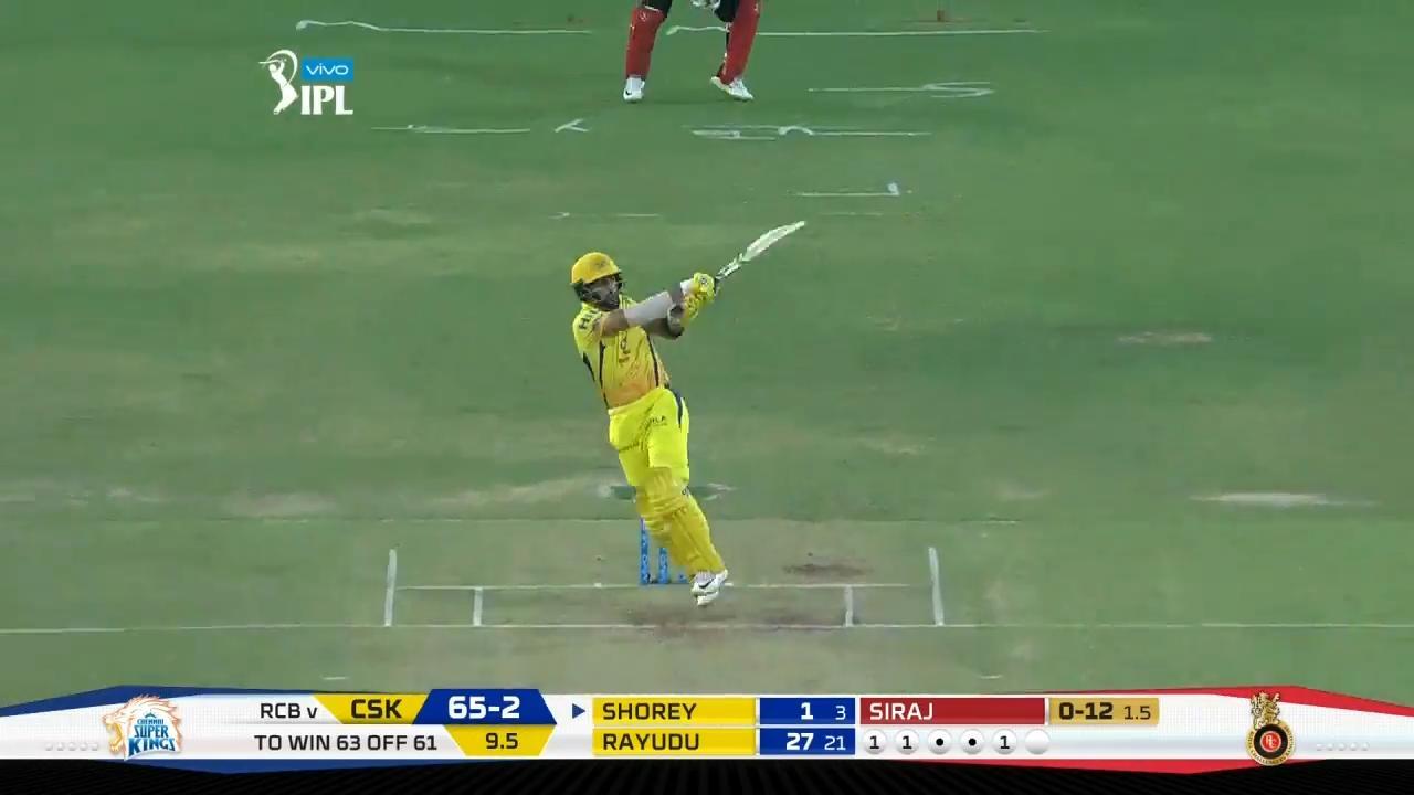 M35: CSK vs RCB – Dhruv Shorey Six