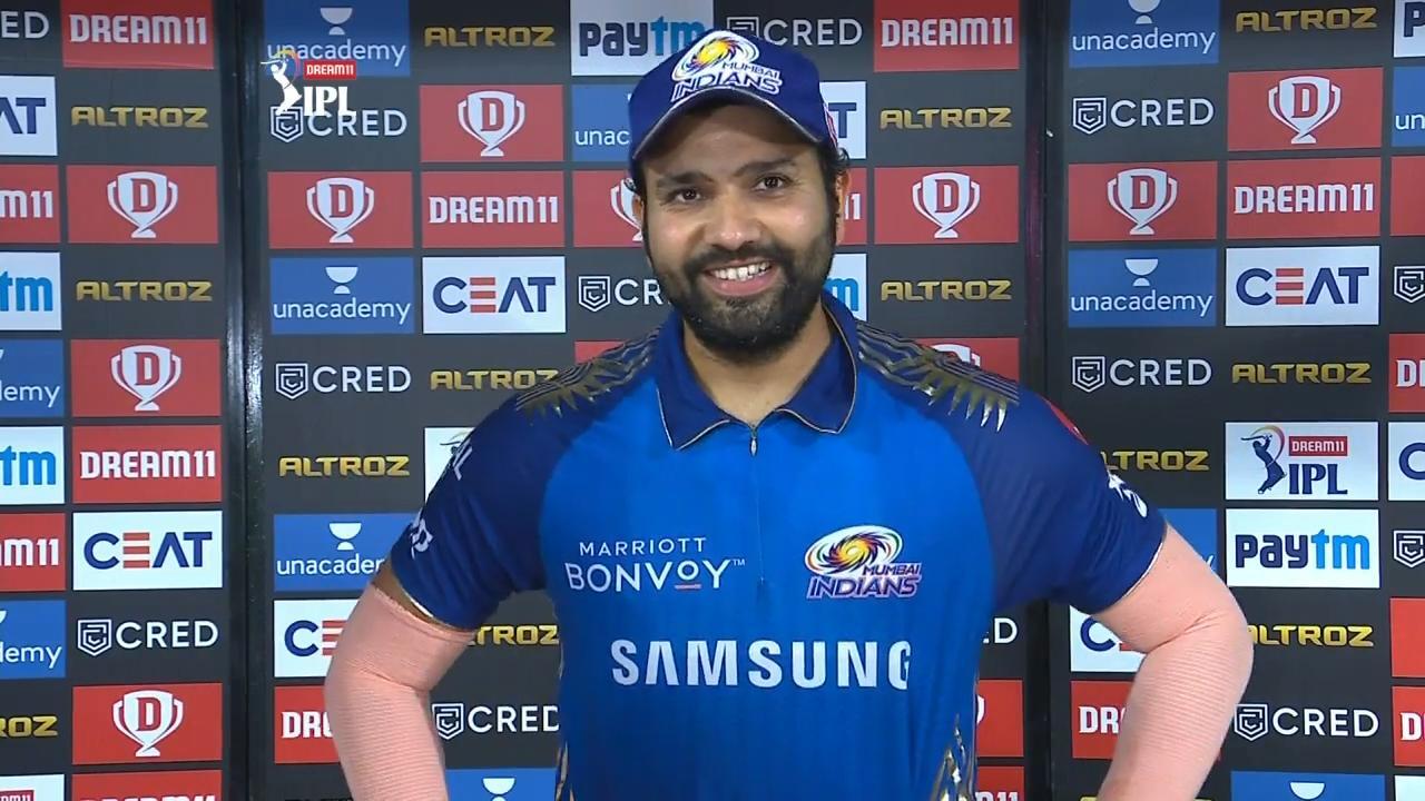 M56: SRH vs MI – Rohit Sharma Interview