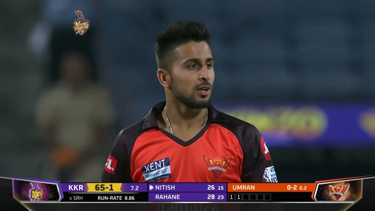 M61: KKR vs SRH – Fall of Wickets