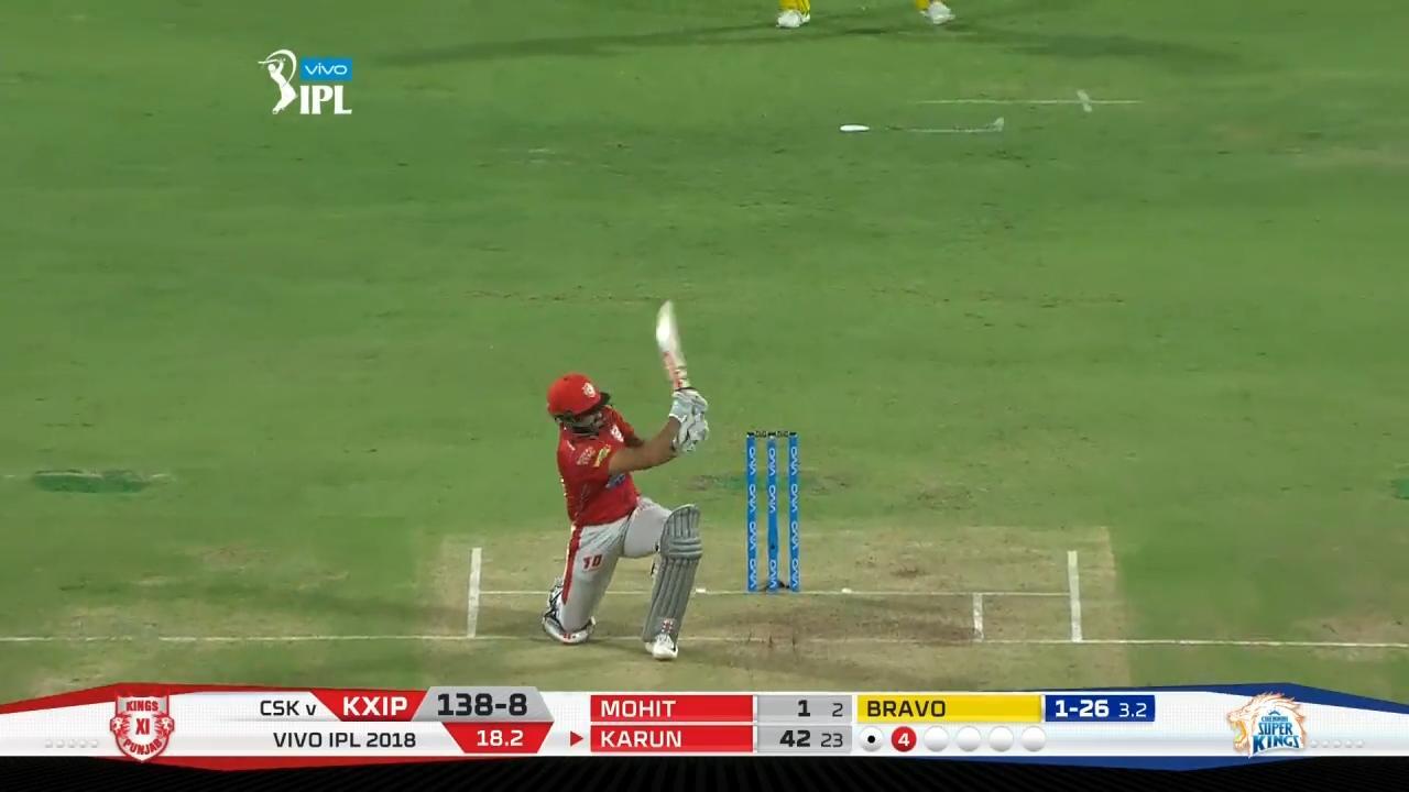 M56: CSK vs KXIP – Karun Nair Six background