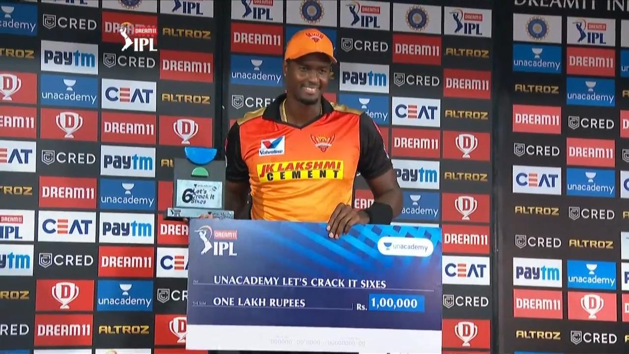 M52: RCB vs SRH – Unacademy Lets Crack It Sixes of the Match – Jason Holder