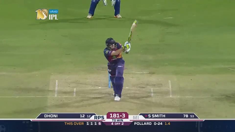 M2: RPS vs MI – Steve Smith Six background