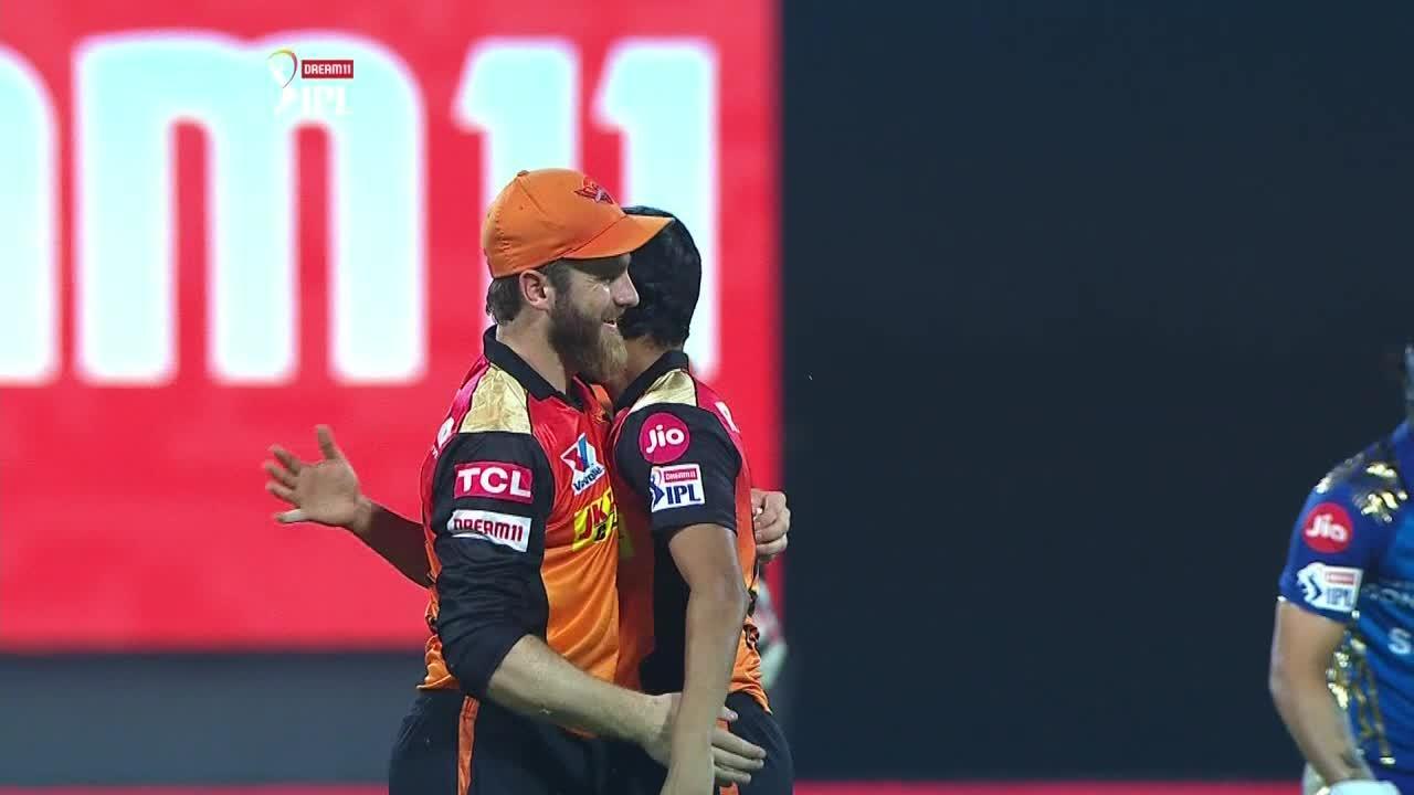 M56: SRH vs MI – Fall of Wickets