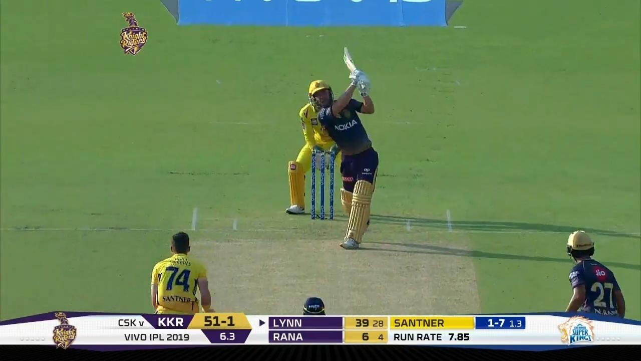 M29: KKR vs CSK – Chris Lynn Six background