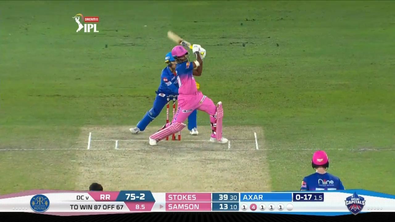 M30: DC vs RR – Sanju Samson Six
