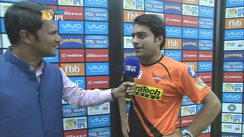 M06: SRH vs GL – Rashid Khan Interview