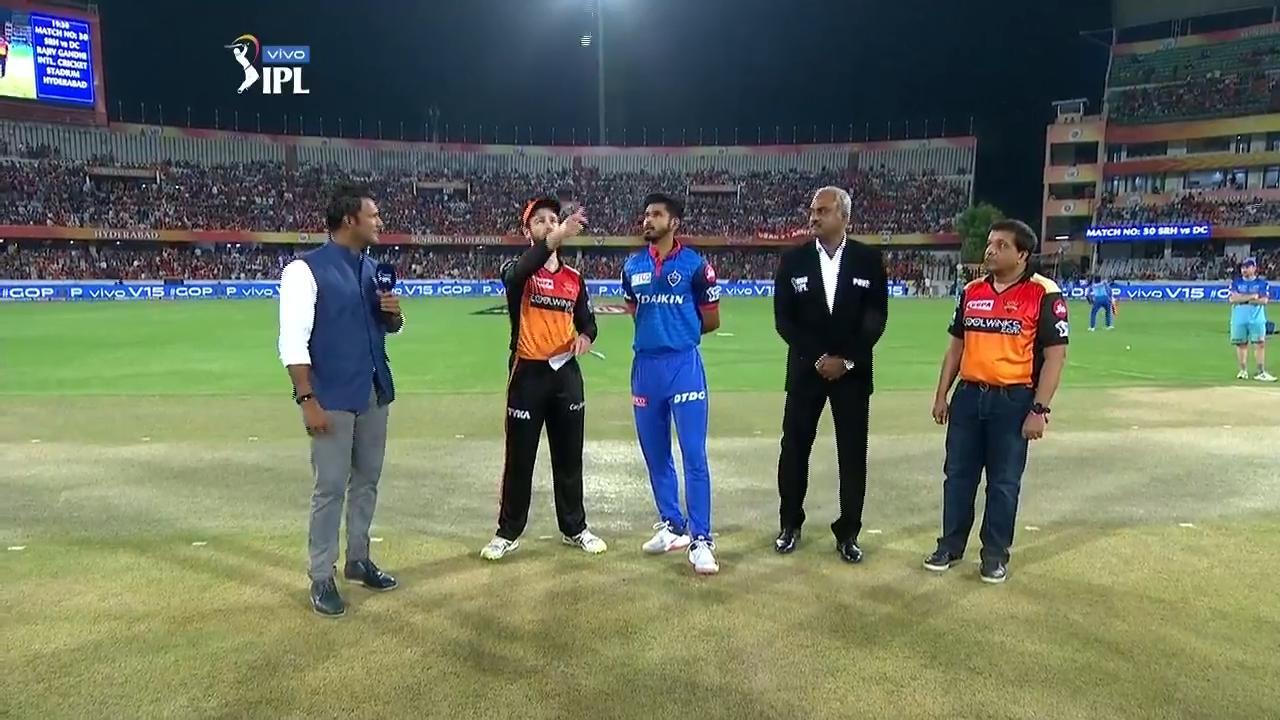 M30: SRH vs DC – Toss background