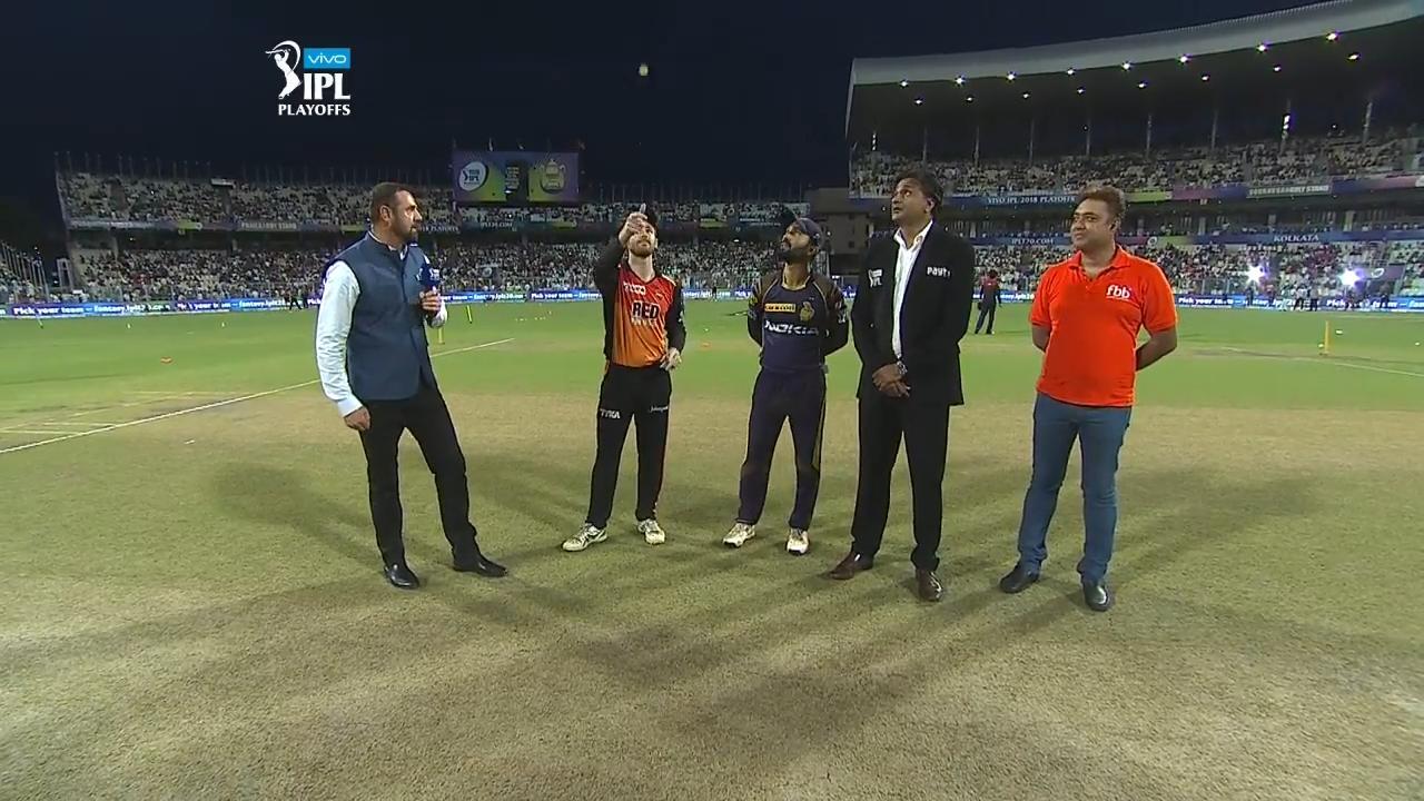 Q2: SRH vs KKR – Toss