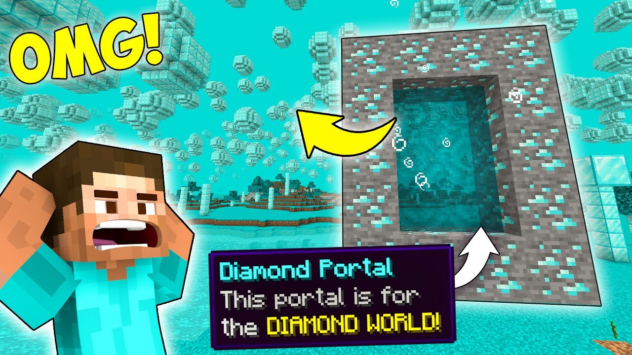 Minecraft, But There are More Portals... background