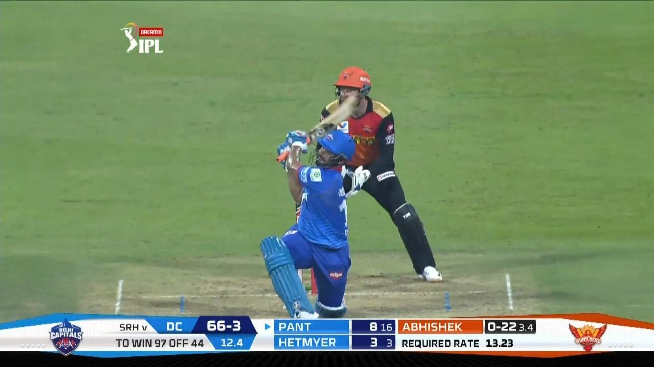 M11: DC vs SRH – Rishabh Pant Six