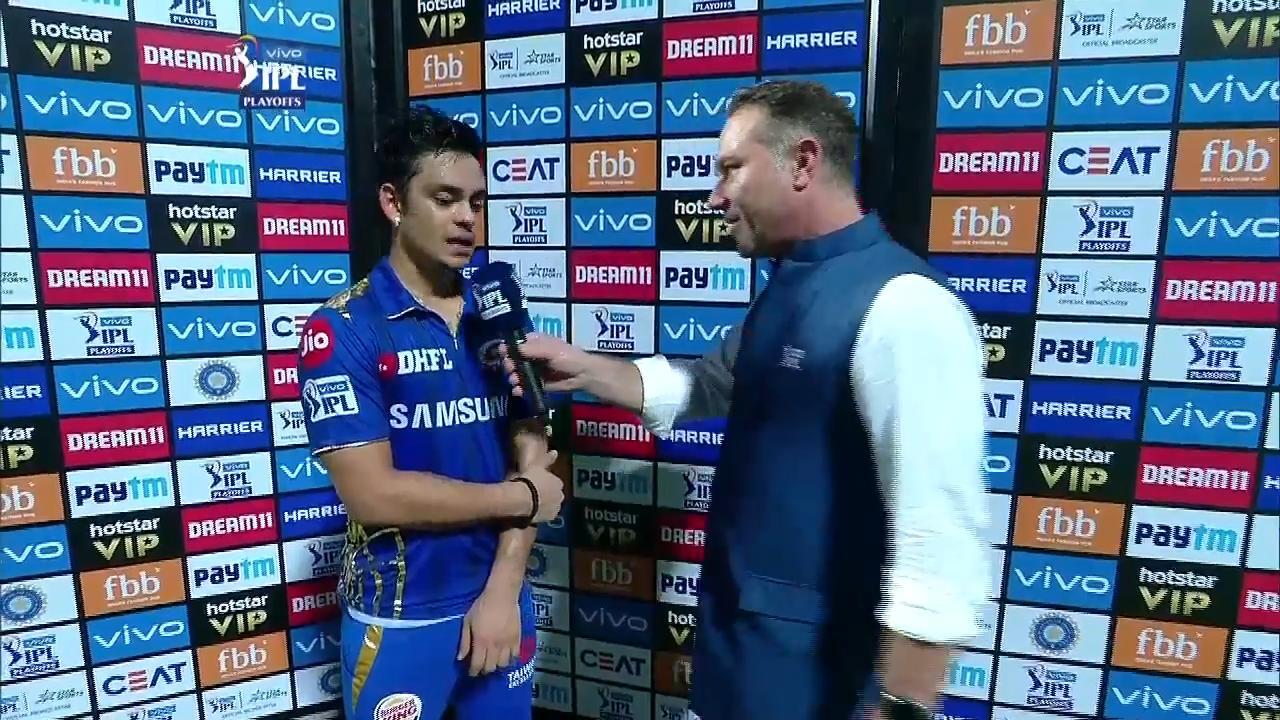 Q1: MI vs CSK – Ishan Kishan Interview