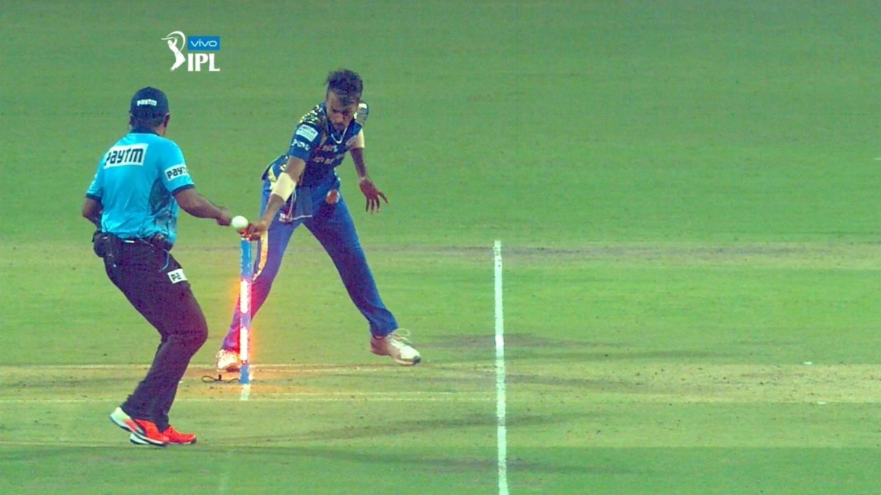 Throw and a flick - DK run-out