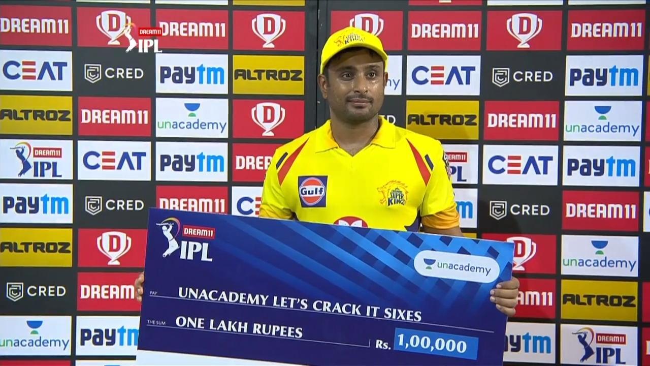 M01: MI vs CSK – Unacademy Lets Crack It Sixes of the Match – Ambati Rayudu background