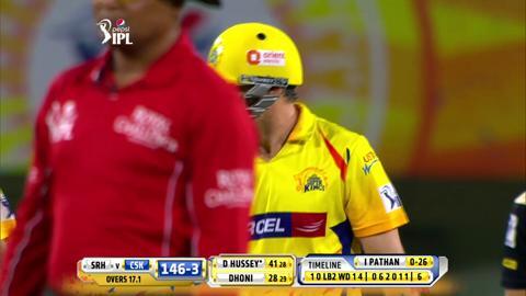 M50: CSK vs SRH– David Hussey's 50*