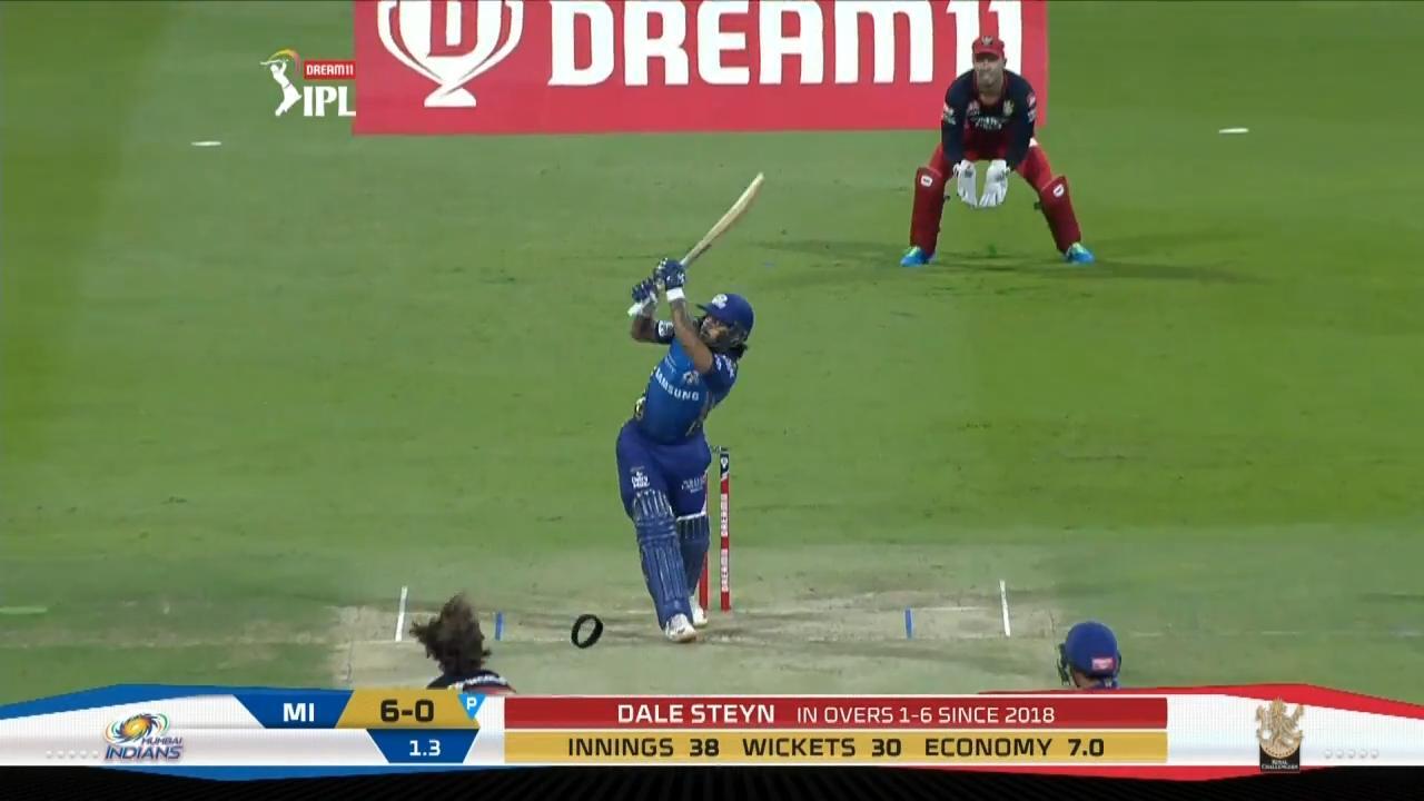 M48: MI vs RCB – Ishan Kishan Six