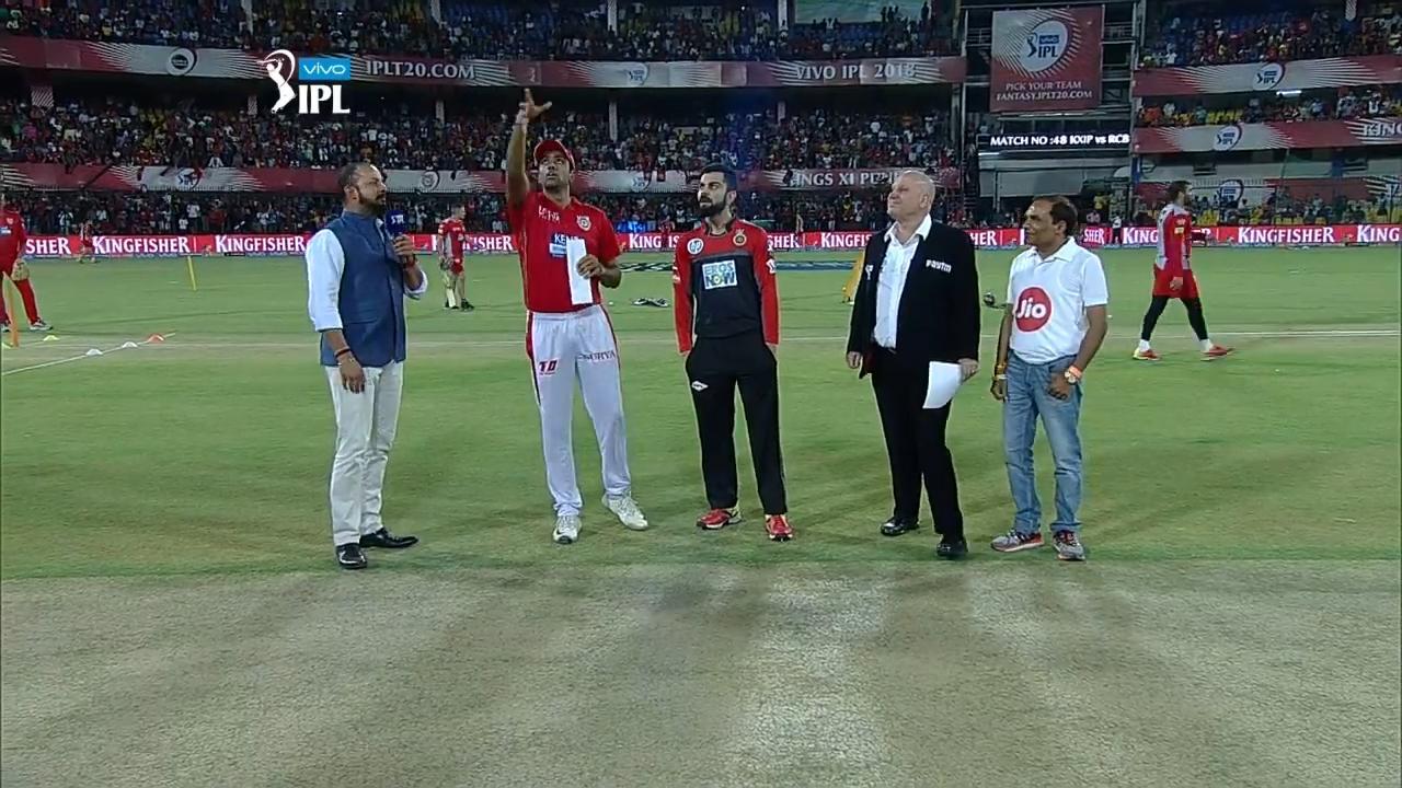 M48: KXIP vs RCB – Toss