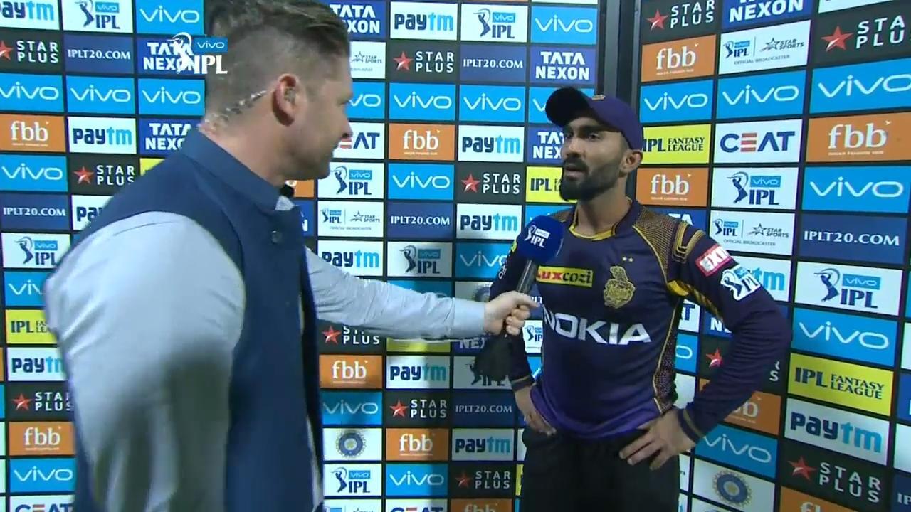 M41: KKR vs MI – Dinesh Karthik Interview