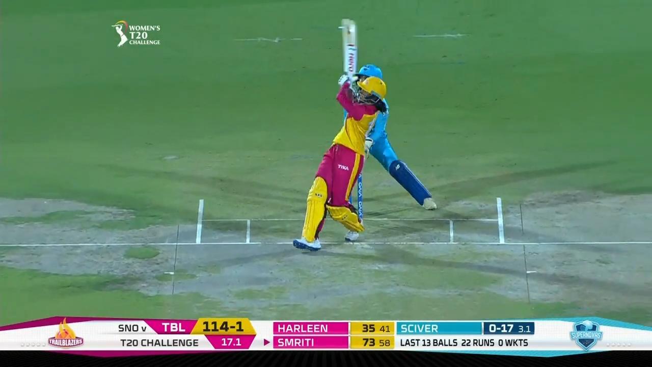 M01: Trailblazers vs Supernovas – Smriti Mandhana Six