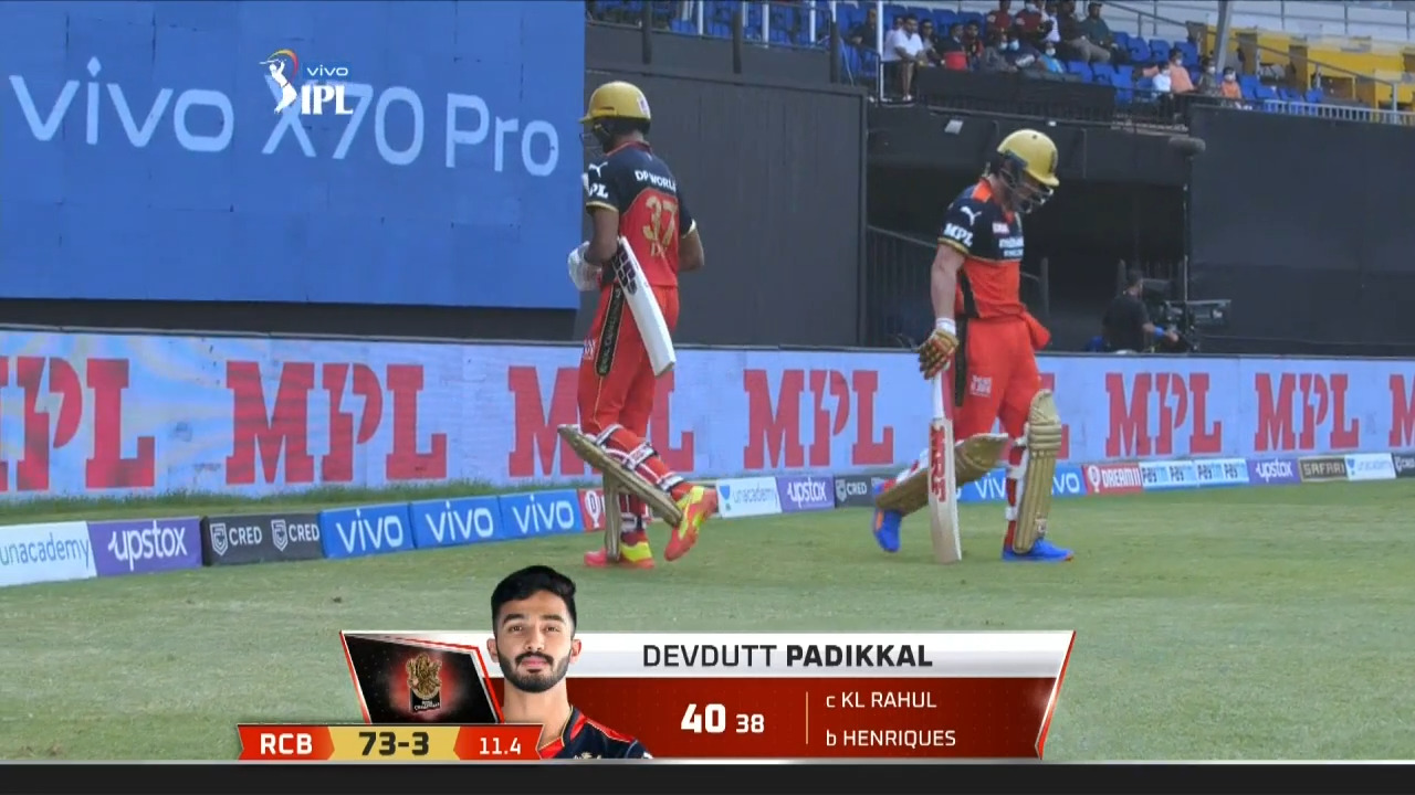 M48: RCB vs PBKS – Devdutt Padikkal Wicket