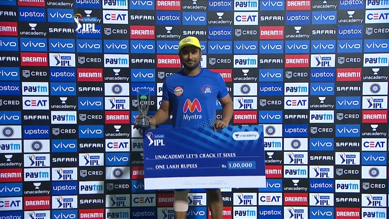 M12: CSK vs RR – Unacademy Lets Crack It Sixes of the Match – Ambati Rayudu