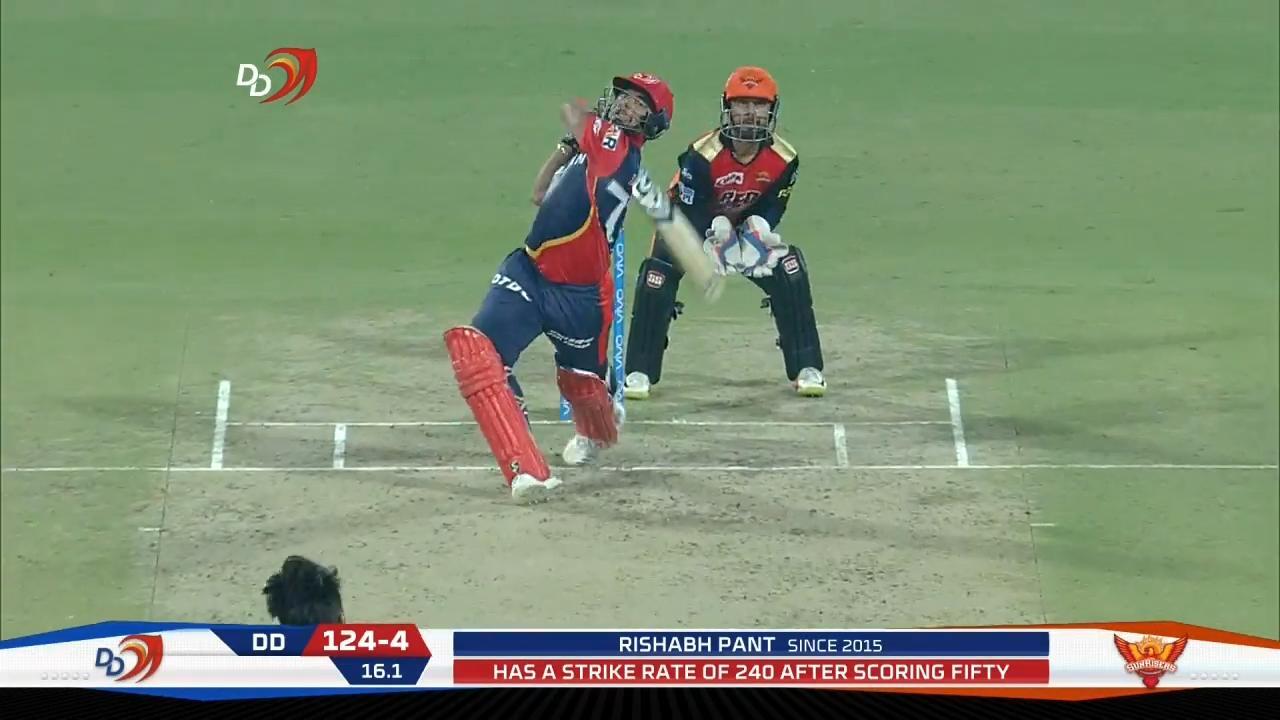 M42: DD vs SRH – Rishabh Pant Six