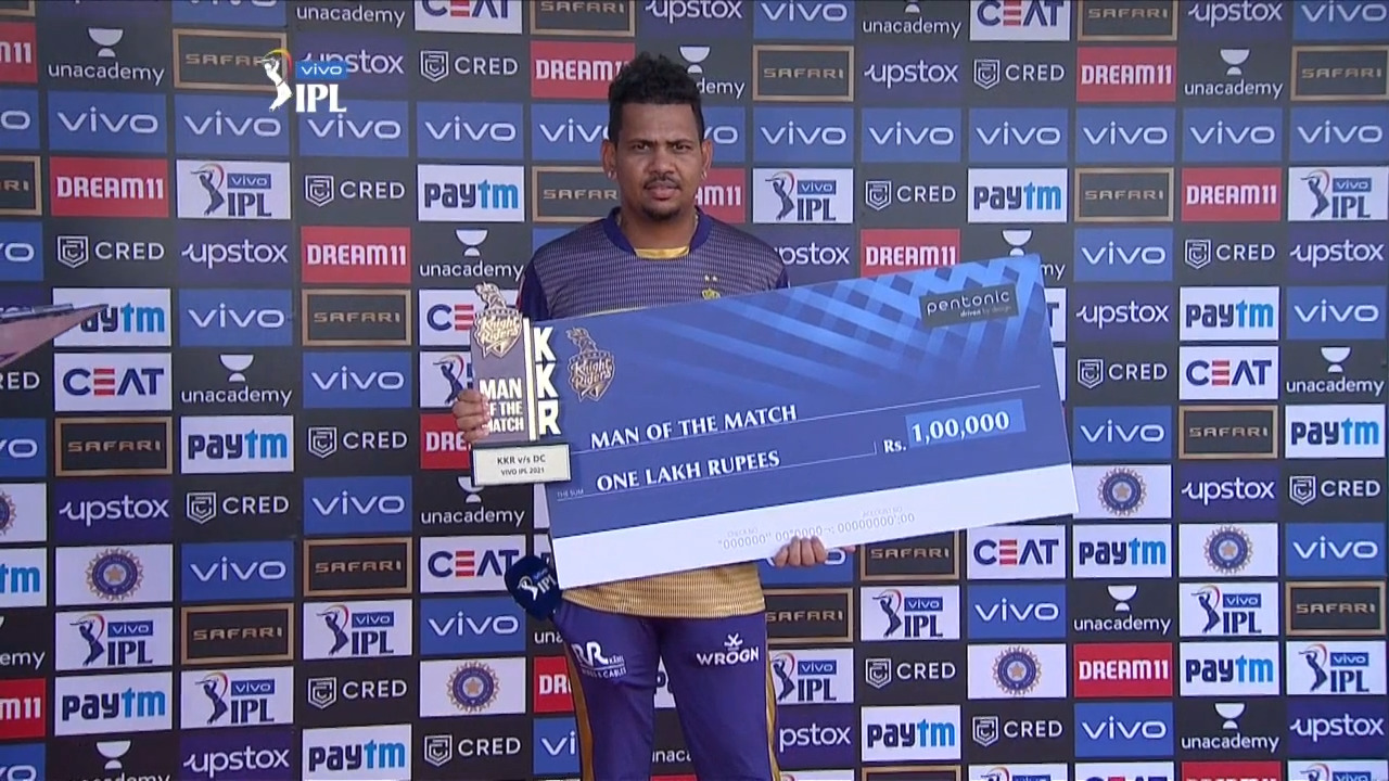 M41: KKR vs DC – Man of the Match – Sunil Narine