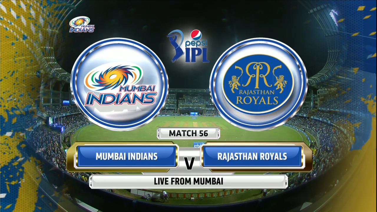 IPL 2014 M56: MI vs RR– Match Highlights