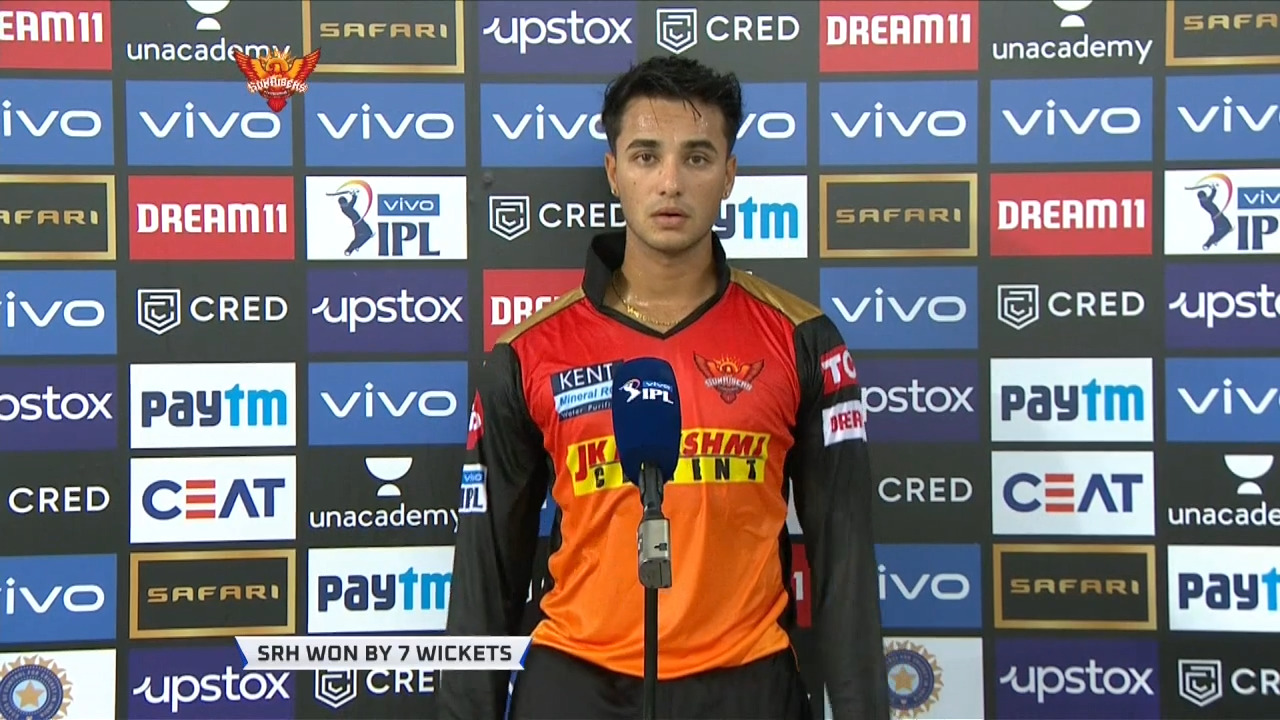 M40: SRH vs RR – Abhishek Sharma Interview