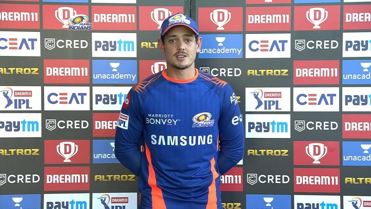 M20: MI vs RR – Quinton de Kock Interview