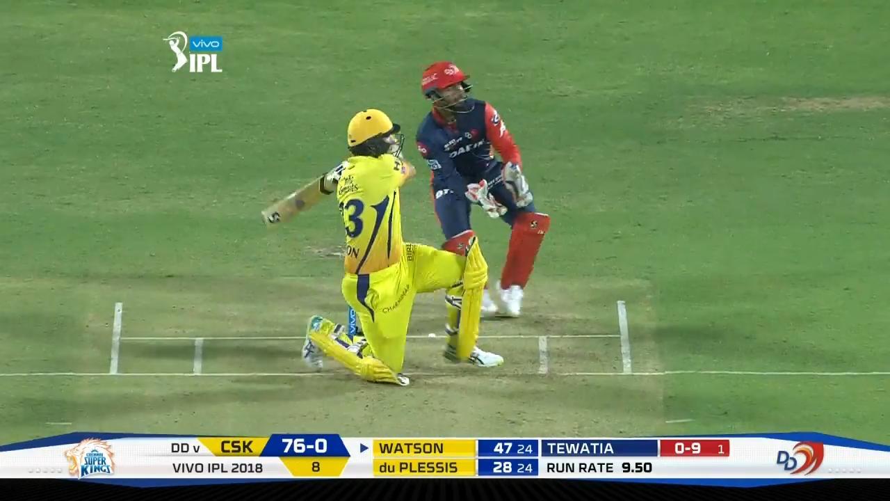 M30: CSK vs DD – Shane Watson Six