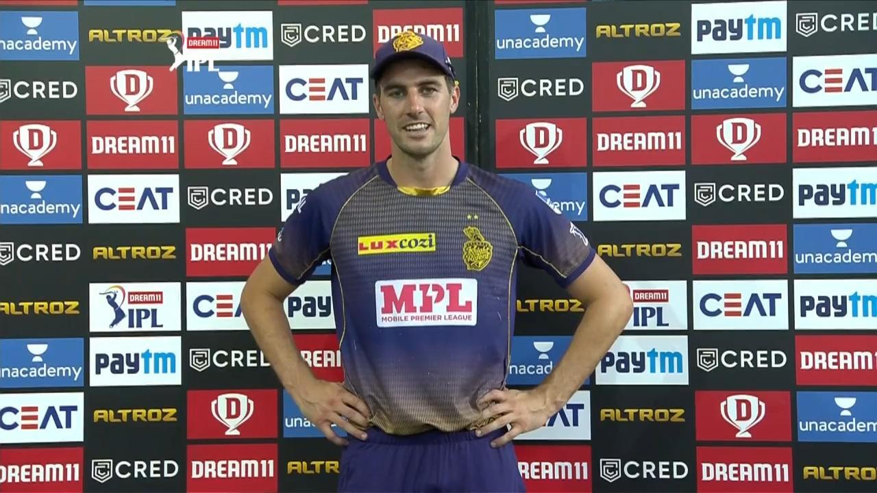 M42: KKR vs DC – Pat Cummins Interview background