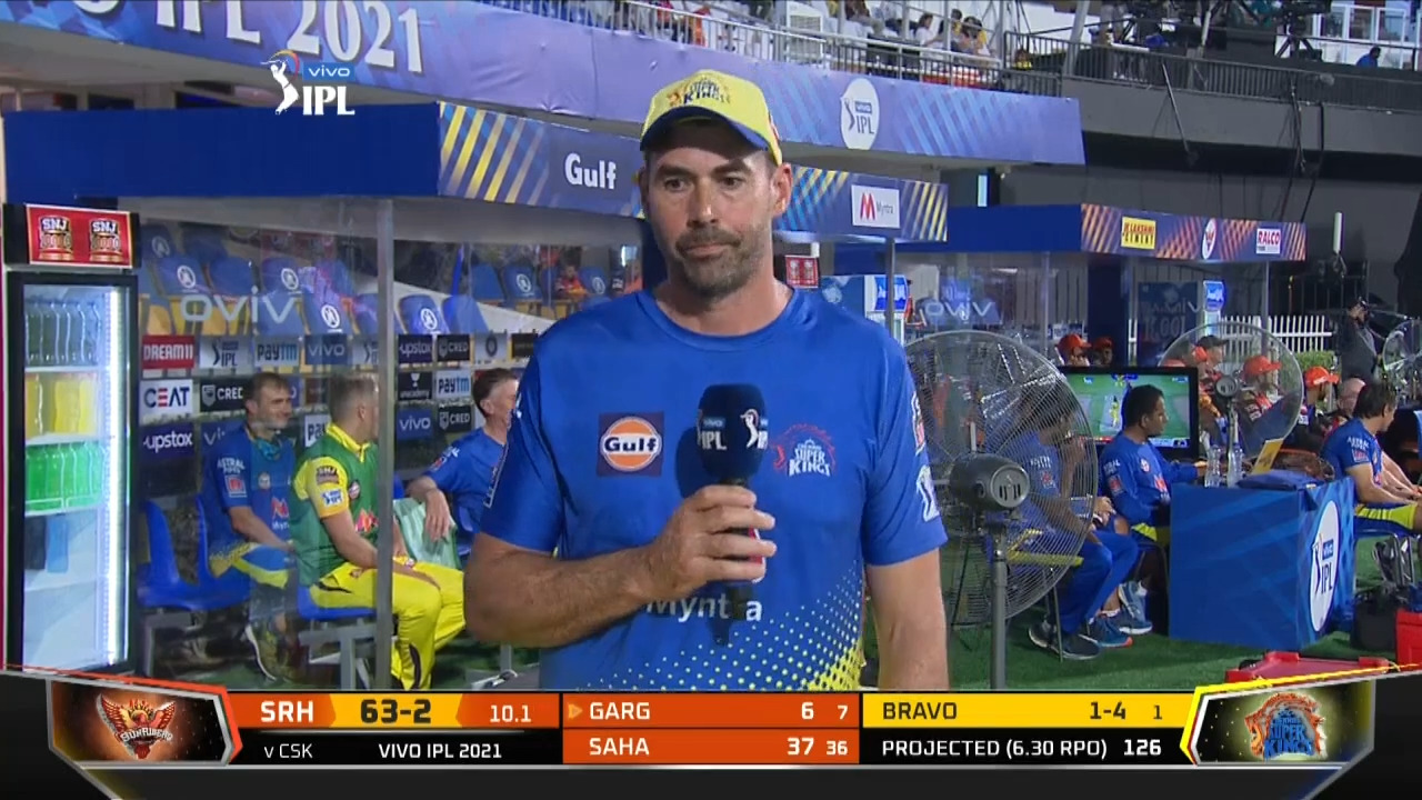 M44: SRH vs CSK – Stephen Fleming Interview background