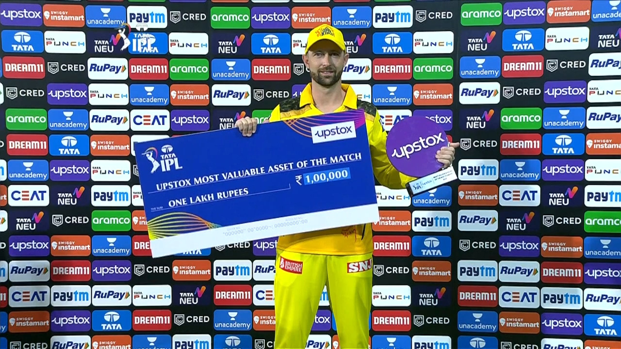 M55: CSK vs DC – Upstox most Valuable Asset of the match – Devon Conway