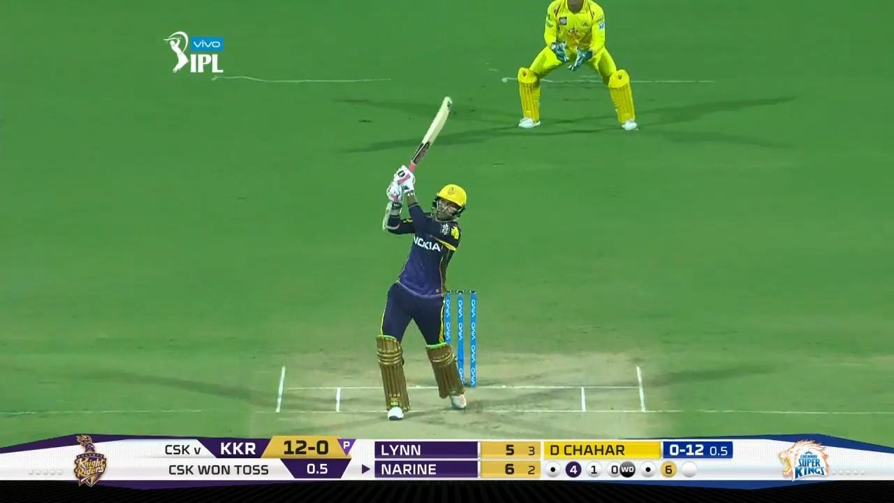 M05: CSK vs KKR – Sunil Narine Six