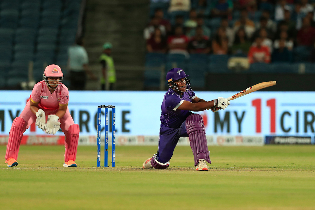 Cracking start on debut - KP Navgire gets off the mark with a massive SIX