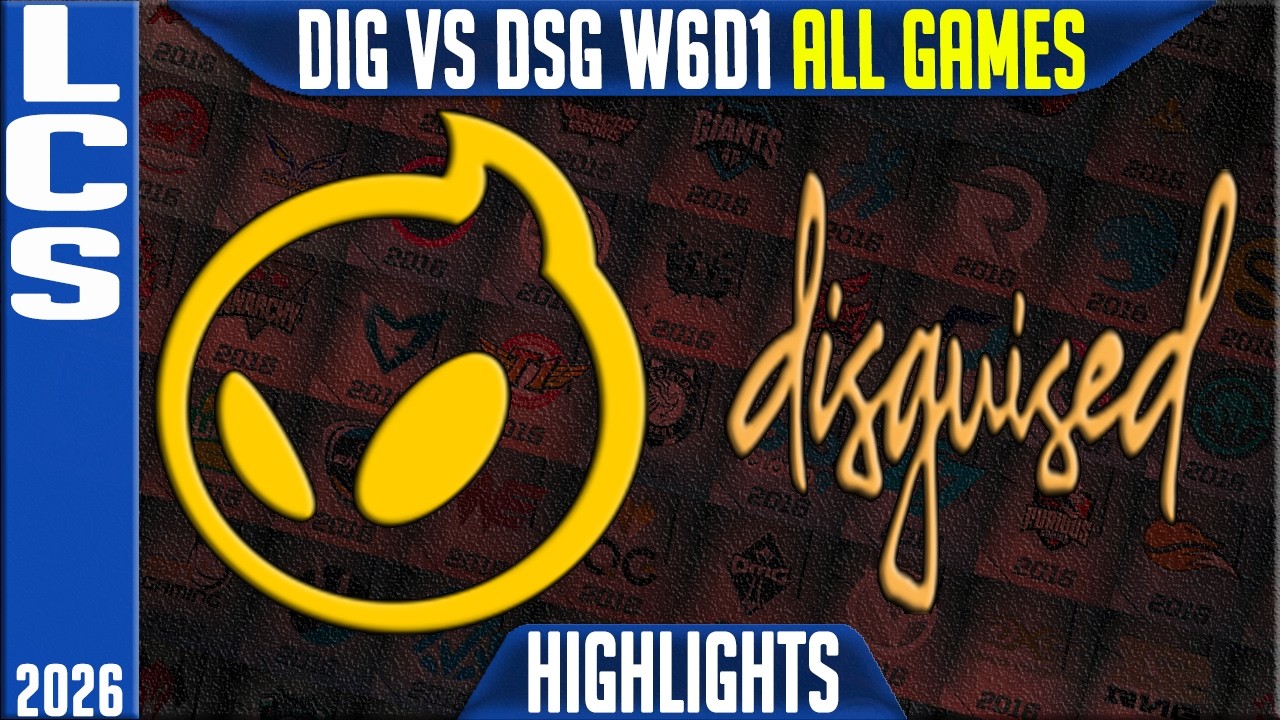 DIG vs DSG Highlights ALL GAMES | LCS Spring 2026 W6D1 | Dignitas vs Disguised