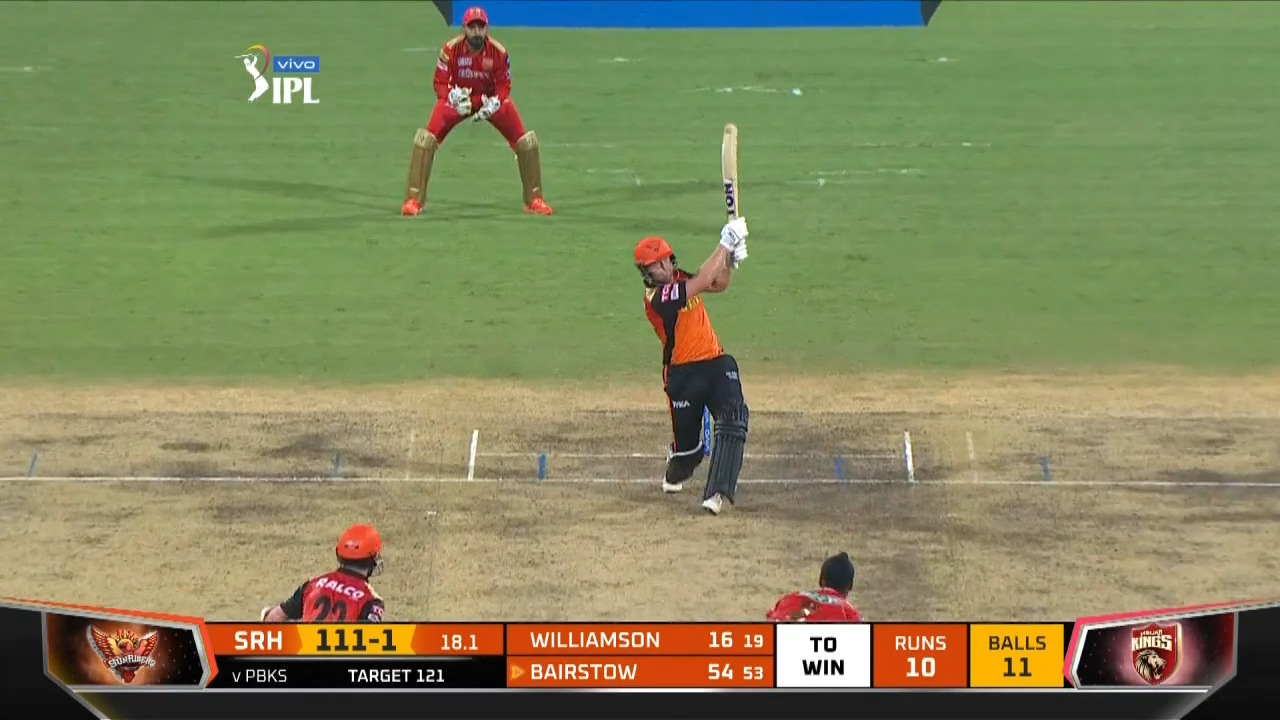 M14: PBKS vs SRH – Jonny Bairstow Six