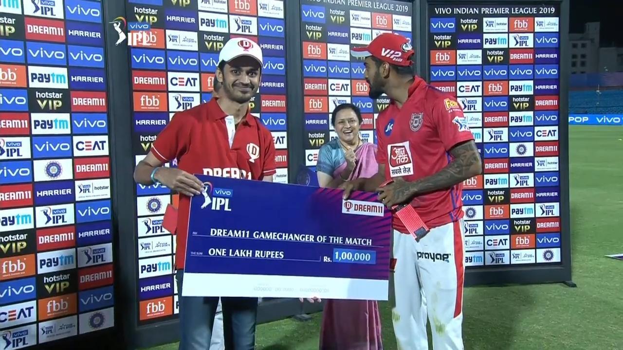 M04: RR vs KXIP – Dream11 GameChanger of the Match – KL Rahul