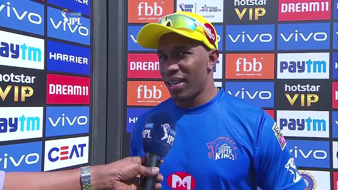 M55: KXIP vs CSK – Dwayne Bravo Interview