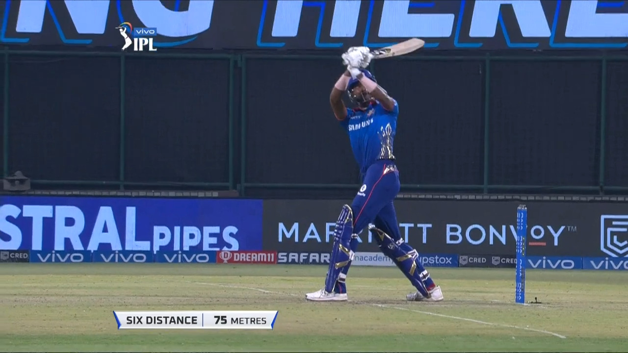 M27: MI vs CSK – Hardik Pandya Six